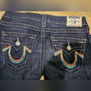 True Religion jeans, size 28, women's, dark blue